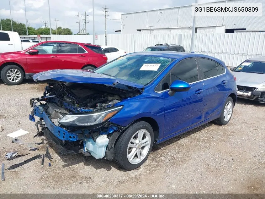 2018 Chevrolet Cruze Lt Auto VIN: 3G1BE6SMXJS650809 Lot: 40230377