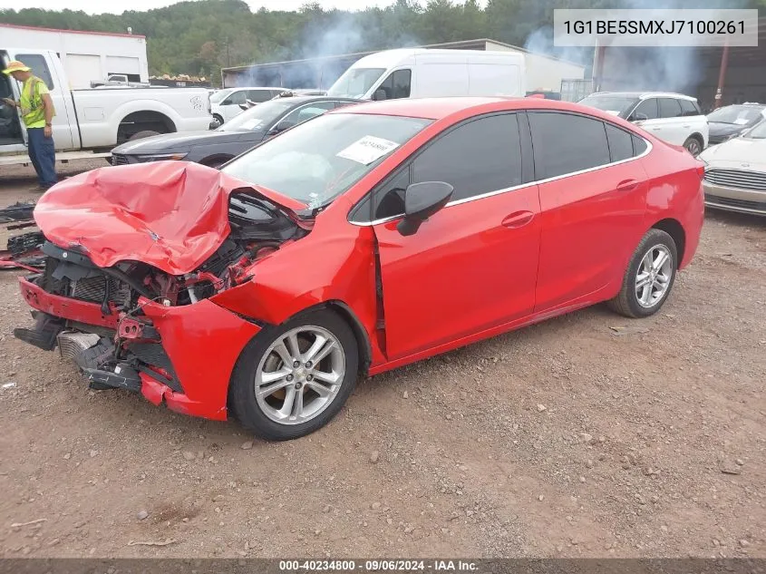 2018 Chevrolet Cruze Lt Auto VIN: 1G1BE5SMXJ7100261 Lot: 40234800