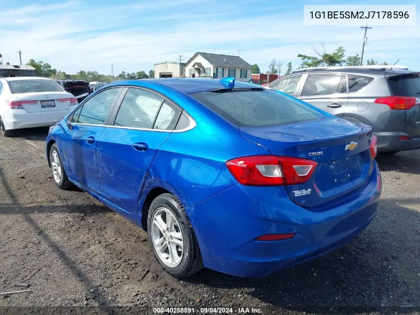 2018 Chevrolet Cruze Lt Auto VIN: 1G1BE5SM2J7178596 Lot: 40258591