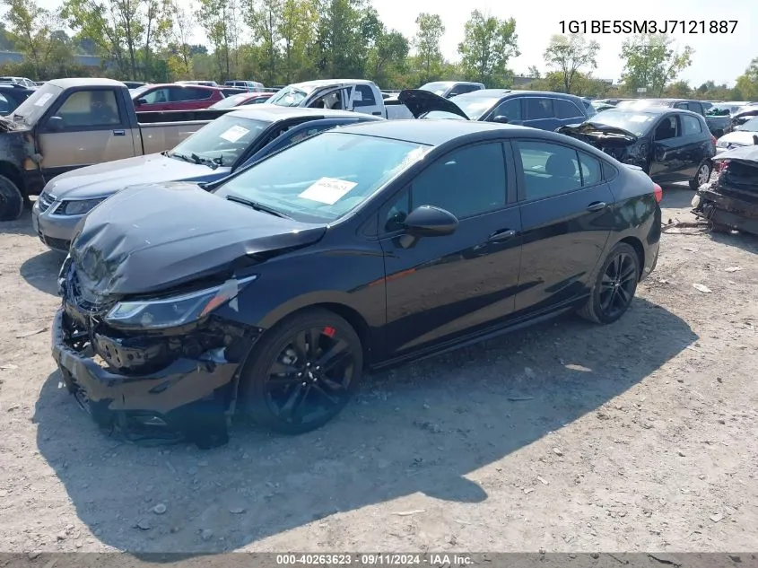 2018 Chevrolet Cruze Lt Auto VIN: 1G1BE5SM3J7121887 Lot: 40263623