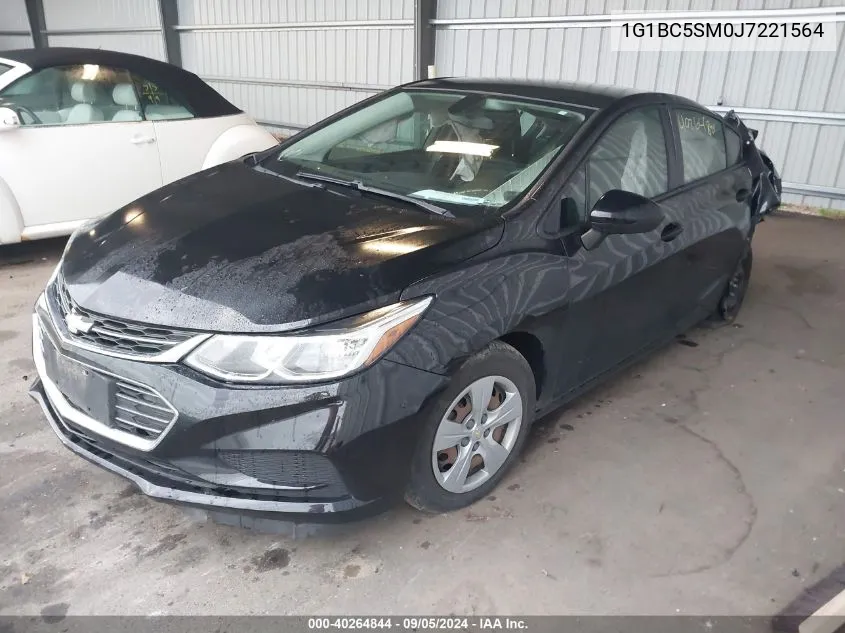 2018 Chevrolet Cruze Ls Auto VIN: 1G1BC5SM0J7221564 Lot: 40264844