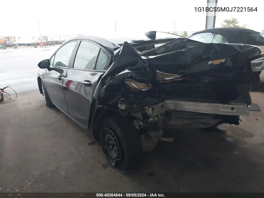 2018 Chevrolet Cruze Ls Auto VIN: 1G1BC5SM0J7221564 Lot: 40264844