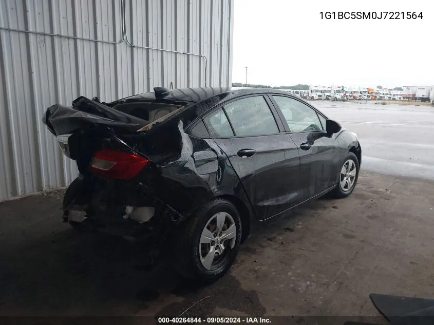 1G1BC5SM0J7221564 2018 Chevrolet Cruze Ls