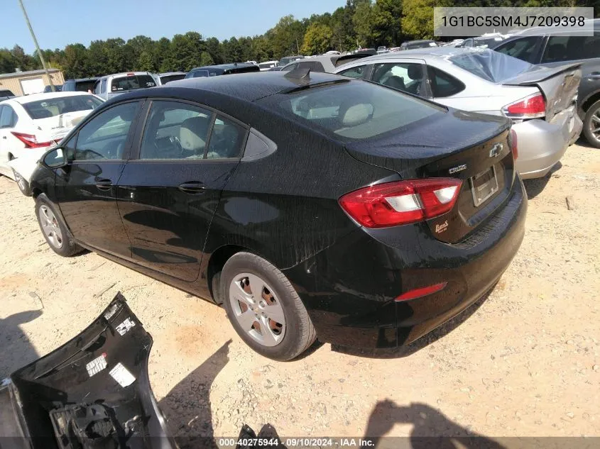 2018 Chevrolet Cruze Ls VIN: 1G1BC5SM4J7209398 Lot: 40275944