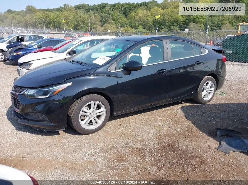 2018 Chevrolet Cruze Lt Auto VIN: 1G1BE5SM2J7206929 Lot: 40303126