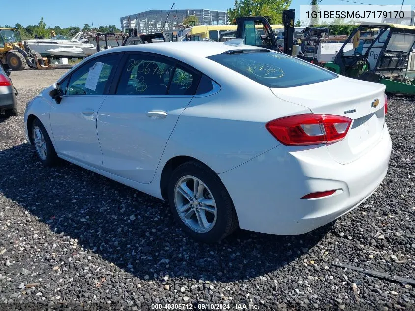 2018 Chevrolet Cruze Lt Auto VIN: 1G1BE5SM6J7179170 Lot: 40305712