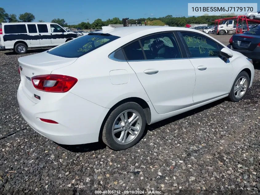 2018 Chevrolet Cruze Lt Auto VIN: 1G1BE5SM6J7179170 Lot: 40305712