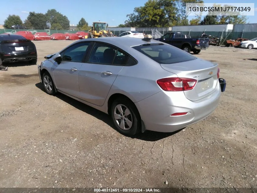 2018 Chevrolet Cruze Ls Auto VIN: 1G1BC5SM1J7174349 Lot: 40312451