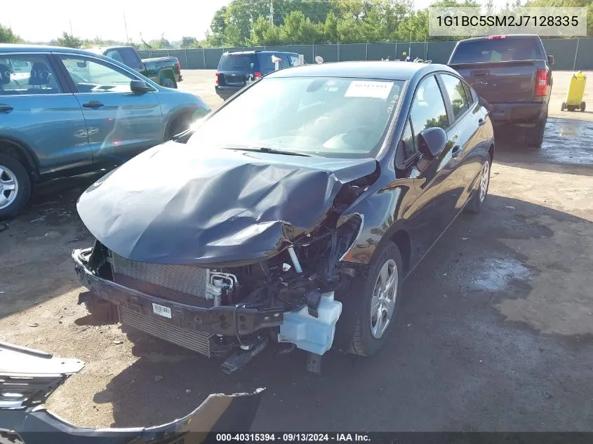 2018 Chevrolet Cruze Ls Auto VIN: 1G1BC5SM2J7128335 Lot: 40315394