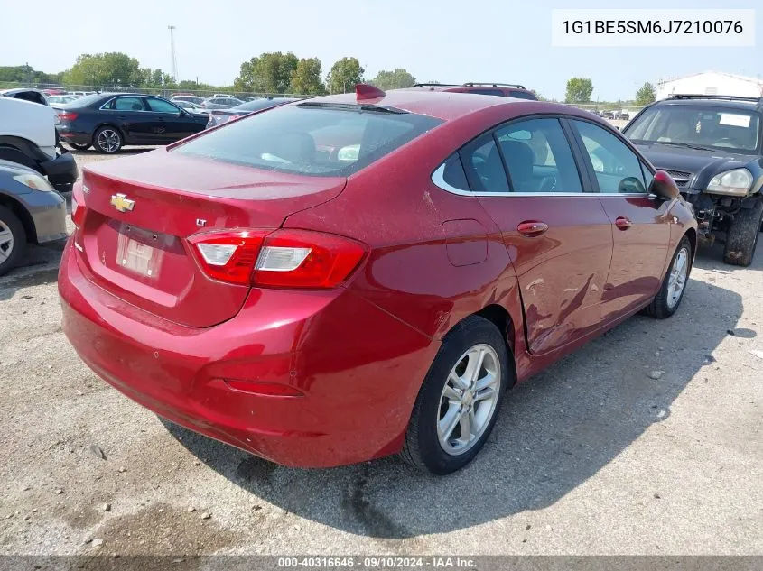 2018 Chevrolet Cruze Lt Auto VIN: 1G1BE5SM6J7210076 Lot: 40316646