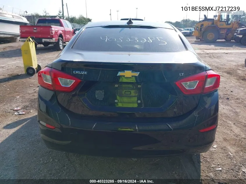 2018 Chevrolet Cruze Lt VIN: 1G1BE5SMXJ7217239 Lot: 40323285