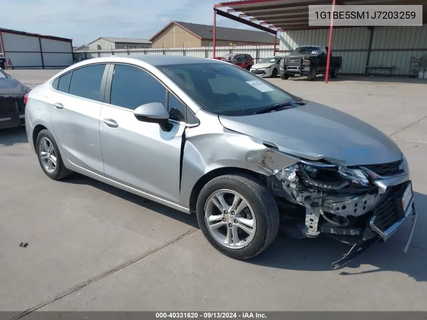 2018 Chevrolet Cruze Lt VIN: 1G1BE5SM1J7203259 Lot: 40331620