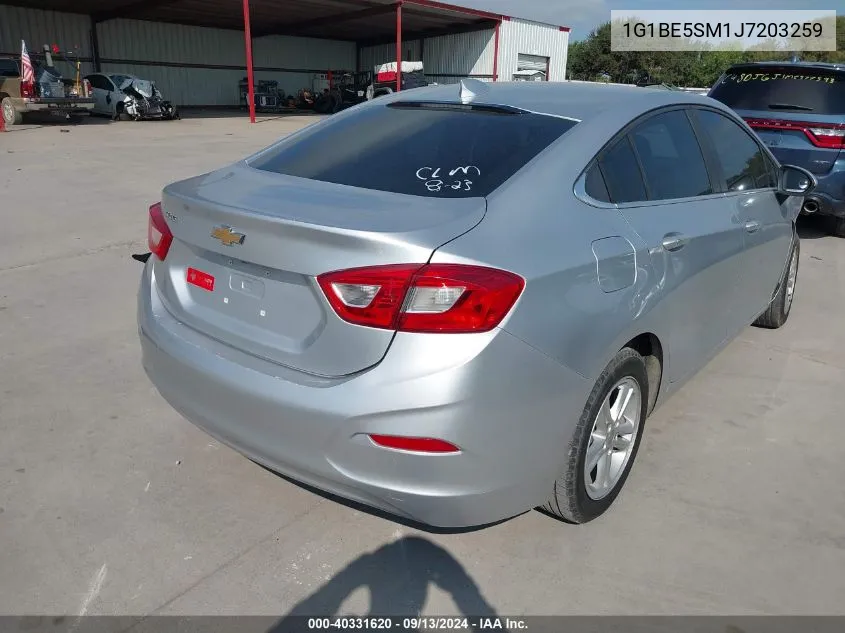 2018 Chevrolet Cruze Lt VIN: 1G1BE5SM1J7203259 Lot: 40331620