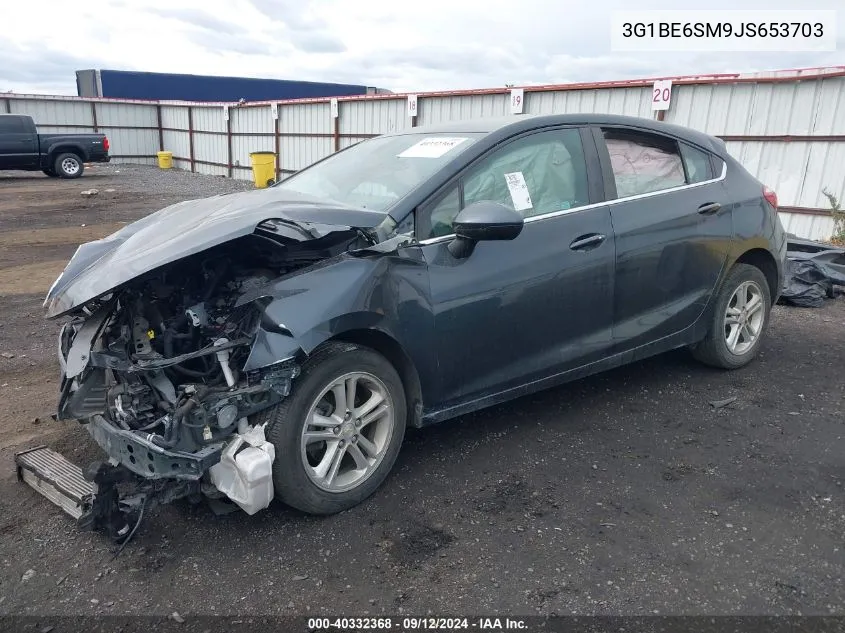 3G1BE6SM9JS653703 2018 Chevrolet Cruze Lt Auto