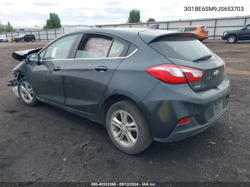 3G1BE6SM9JS653703 2018 Chevrolet Cruze Lt Auto