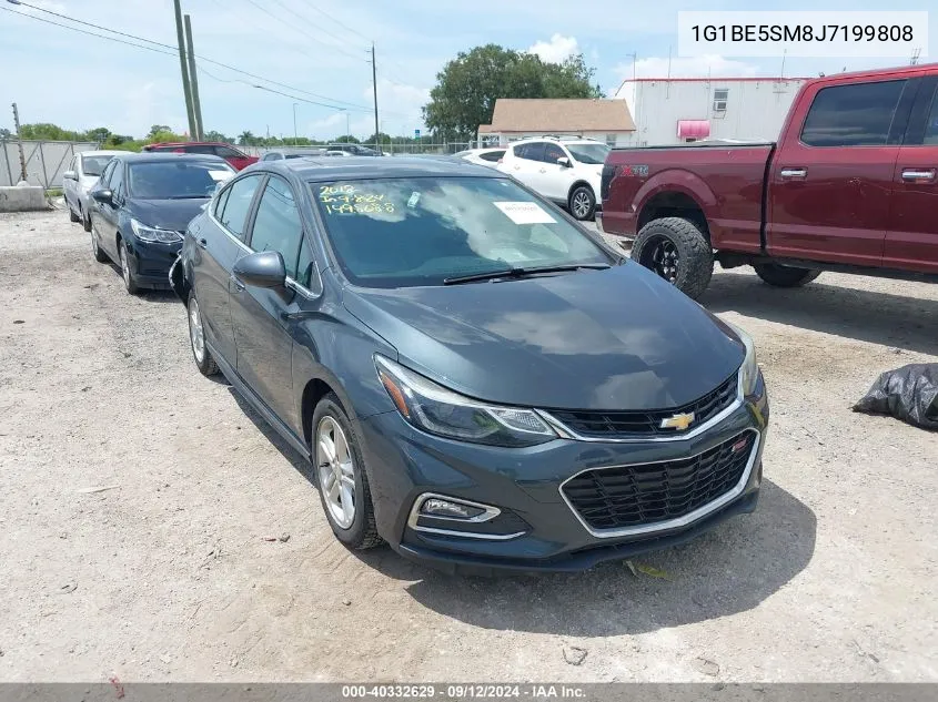 2018 Chevrolet Cruze Lt Auto VIN: 1G1BE5SM8J7199808 Lot: 40332629