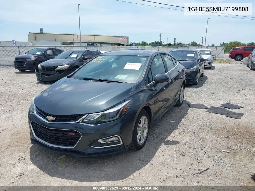 2018 Chevrolet Cruze Lt Auto VIN: 1G1BE5SM8J7199808 Lot: 40332629