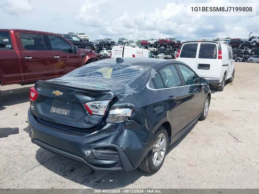 2018 Chevrolet Cruze Lt Auto VIN: 1G1BE5SM8J7199808 Lot: 40332629