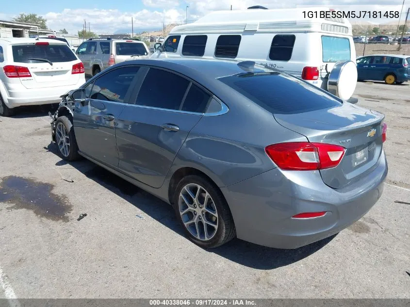 1G1BE5SM5J7181458 2018 Chevrolet Cruze Lt Auto