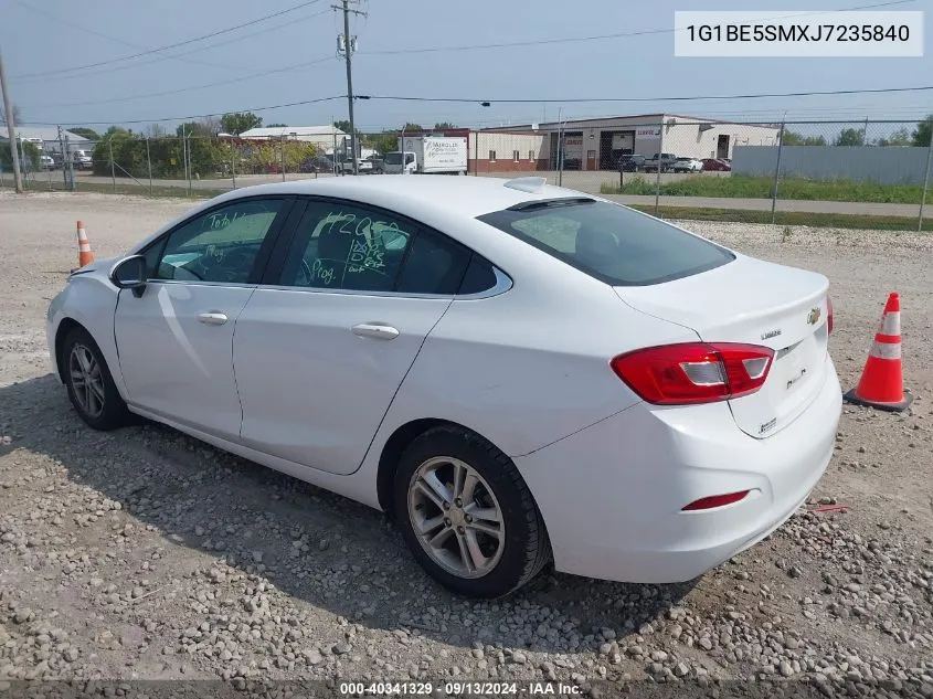 2018 Chevrolet Cruze Lt VIN: 1G1BE5SMXJ7235840 Lot: 40341329