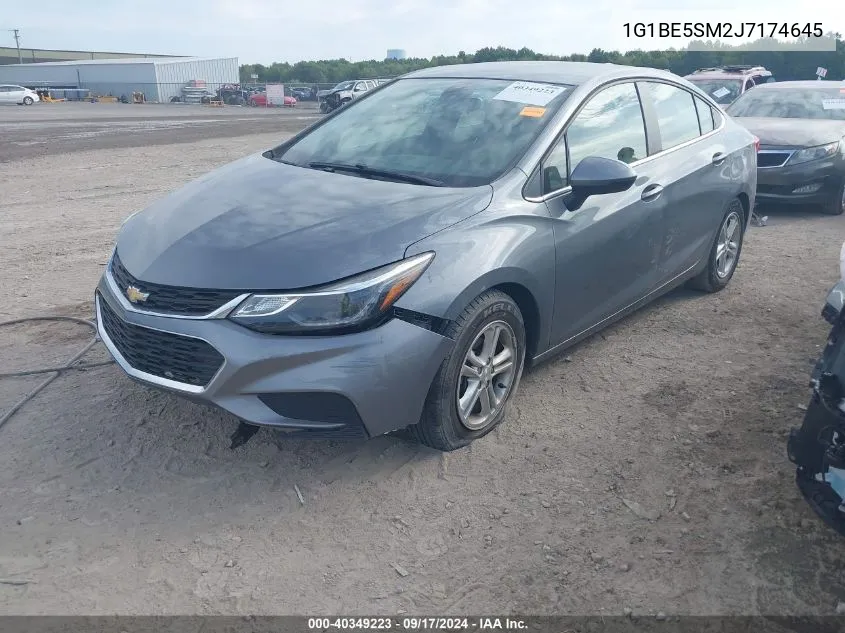 2018 Chevrolet Cruze Lt Auto VIN: 1G1BE5SM2J7174645 Lot: 40349223