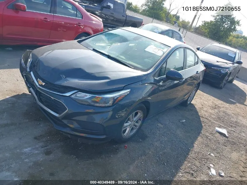 2018 Chevrolet Cruze Lt Auto VIN: 1G1BE5SM0J7210655 Lot: 40349489