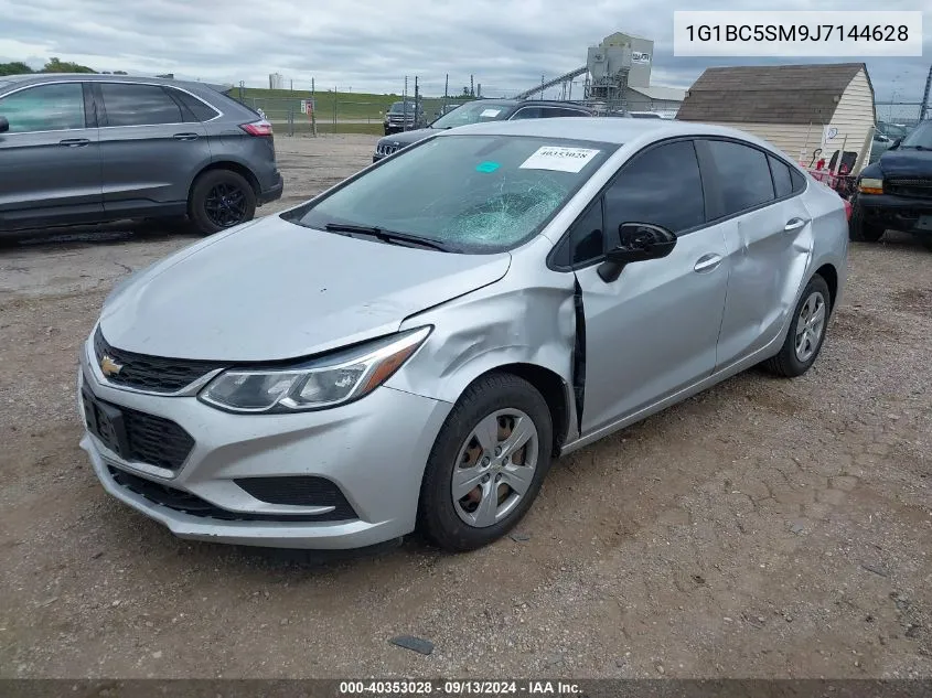 2018 Chevrolet Cruze Ls Auto VIN: 1G1BC5SM9J7144628 Lot: 40353028