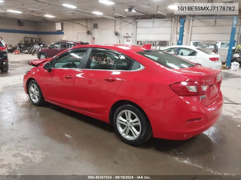 1G1BE5SMXJ7178782 2018 Chevrolet Cruze Lt Auto