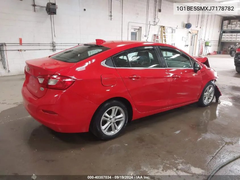 2018 Chevrolet Cruze Lt Auto VIN: 1G1BE5SMXJ7178782 Lot: 40357034