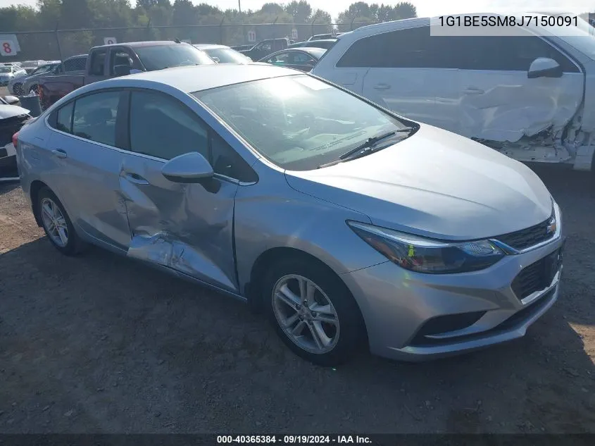 2018 Chevrolet Cruze Lt Auto VIN: 1G1BE5SM8J7150091 Lot: 40365384