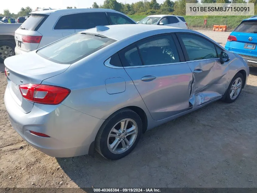 2018 Chevrolet Cruze Lt Auto VIN: 1G1BE5SM8J7150091 Lot: 40365384