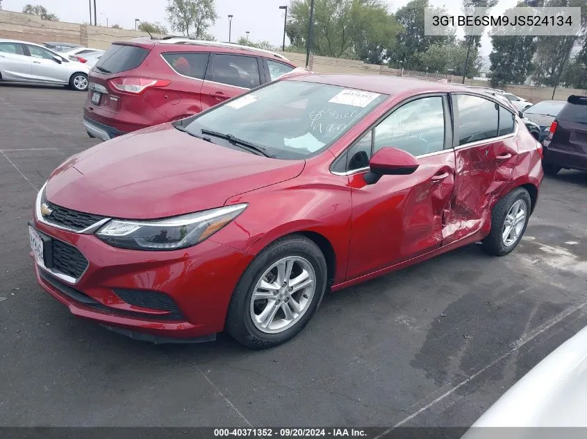 2018 Chevrolet Cruze Lt Auto VIN: 3G1BE6SM9JS524134 Lot: 40371352