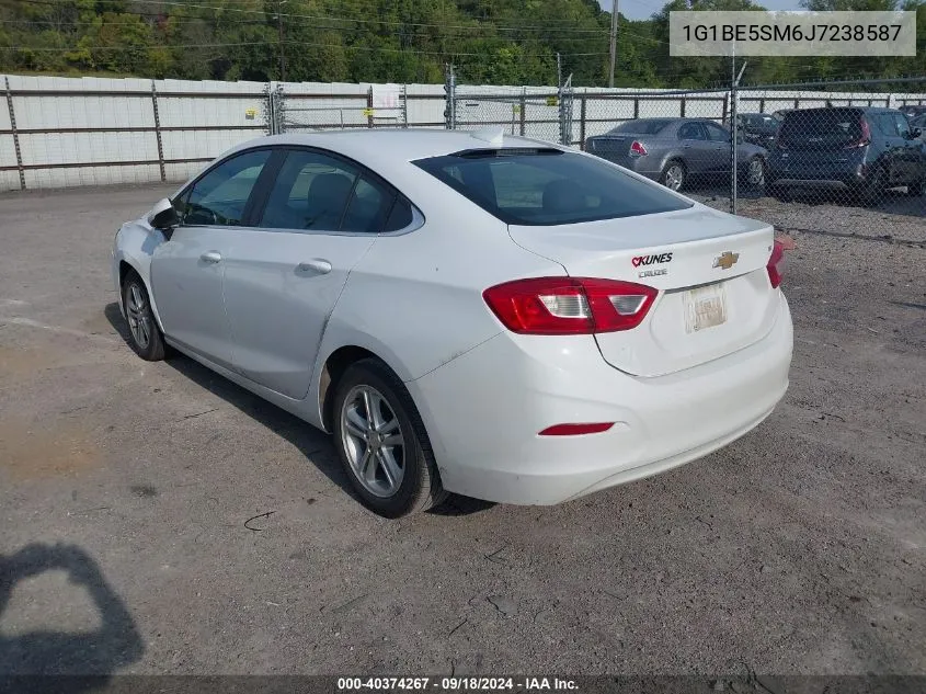 2018 Chevrolet Cruze Lt VIN: 1G1BE5SM6J7238587 Lot: 40374267