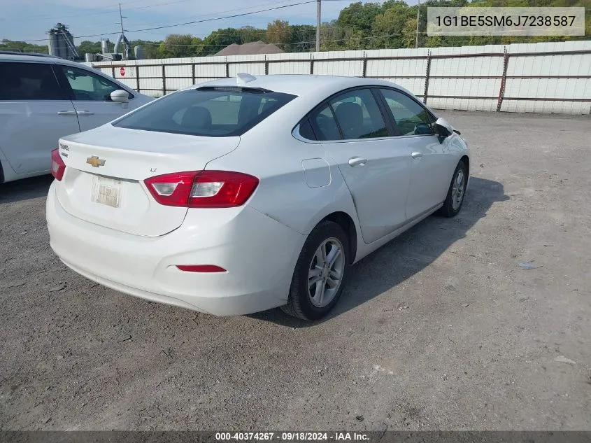 2018 Chevrolet Cruze Lt VIN: 1G1BE5SM6J7238587 Lot: 40374267