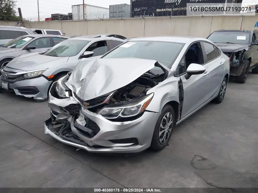 2018 Chevrolet Cruze Ls Auto VIN: 1G1BC5SM0J7193071 Lot: 40380175