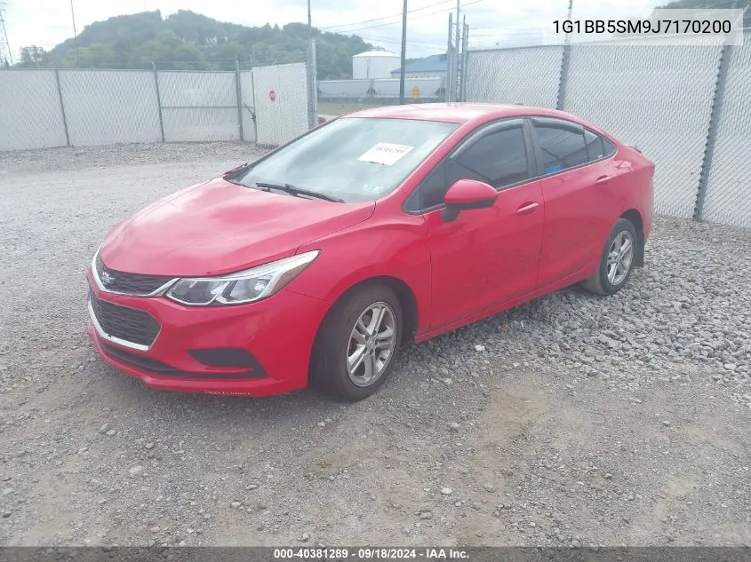 1G1BB5SM9J7170200 2018 Chevrolet Cruze Ls Manual