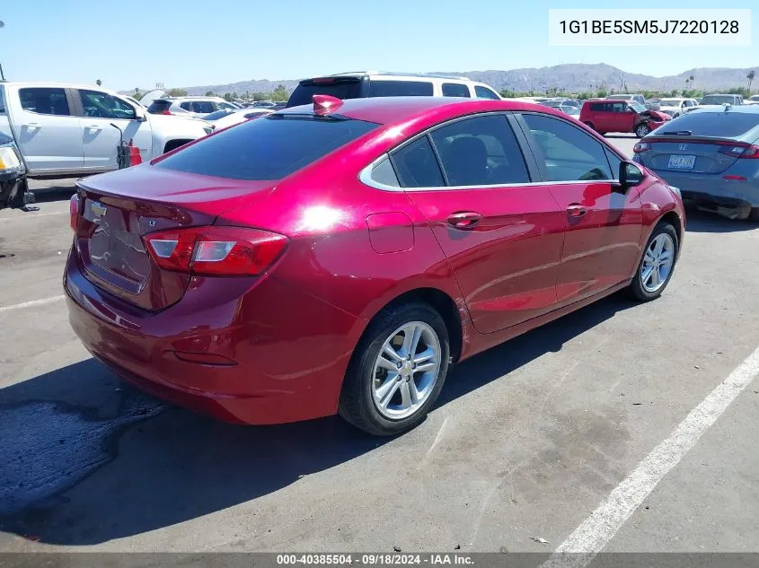 2018 Chevrolet Cruze Lt Auto VIN: 1G1BE5SM5J7220128 Lot: 40385504