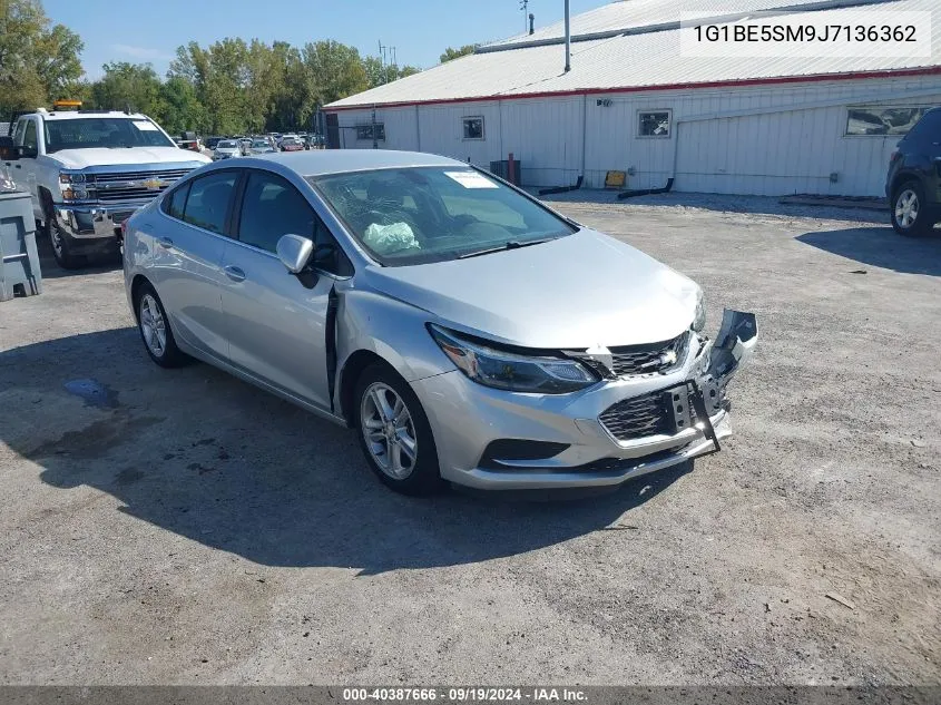 1G1BE5SM9J7136362 2018 Chevrolet Cruze Lt Auto