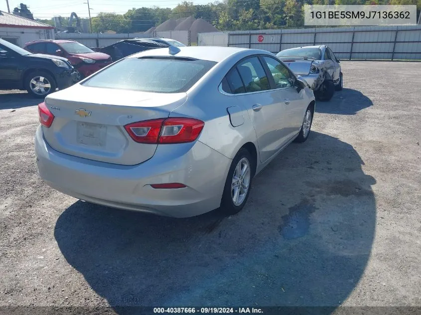 1G1BE5SM9J7136362 2018 Chevrolet Cruze Lt Auto