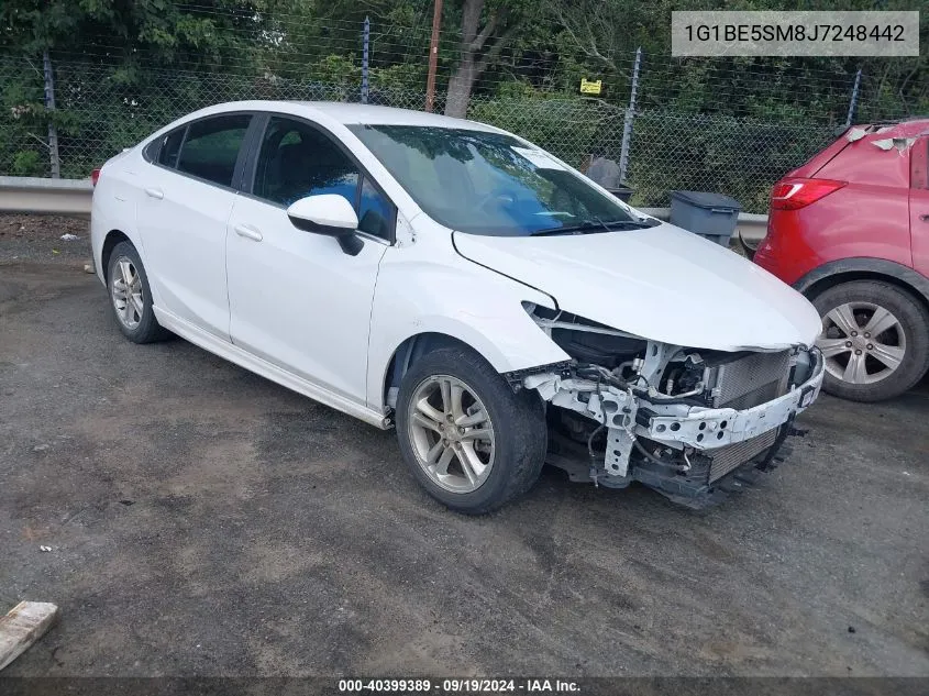 2018 Chevrolet Cruze Lt Auto VIN: 1G1BE5SM8J7248442 Lot: 40399389