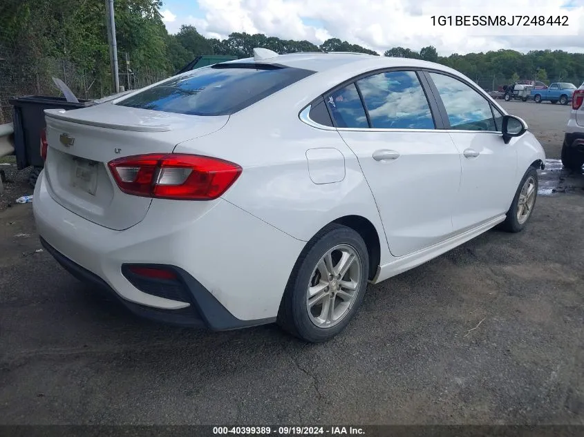 2018 Chevrolet Cruze Lt Auto VIN: 1G1BE5SM8J7248442 Lot: 40399389