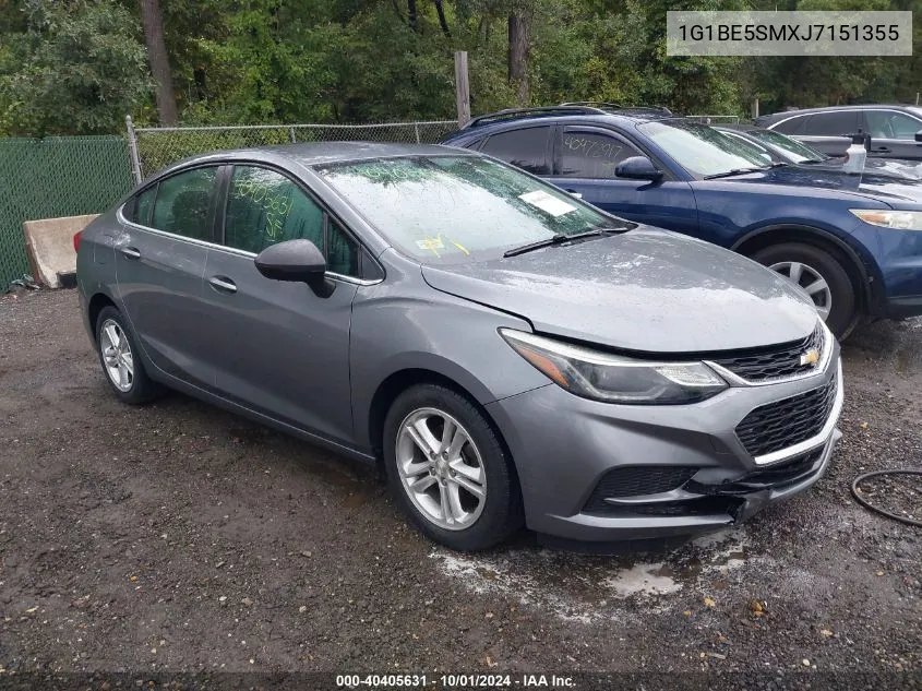 2018 Chevrolet Cruze Lt Auto VIN: 1G1BE5SMXJ7151355 Lot: 40405631