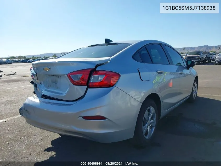 1G1BC5SM5J7138938 2018 Chevrolet Cruze Ls Auto