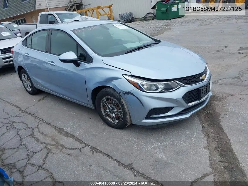 2018 Chevrolet Cruze Ls Auto VIN: 1G1BC5SM4J7227125 Lot: 40410530