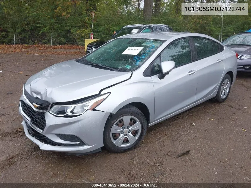 2018 Chevrolet Cruze Ls VIN: 1G1BC5SM0J7122744 Lot: 40413652