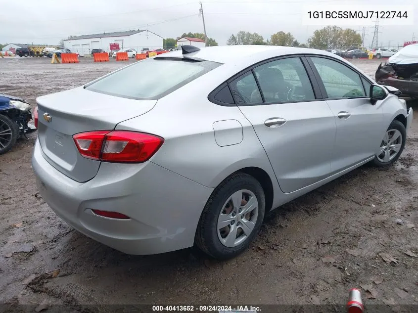 1G1BC5SM0J7122744 2018 Chevrolet Cruze Ls