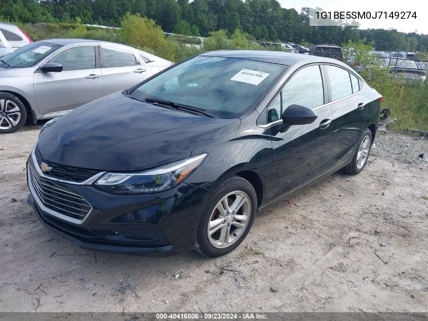 2018 Chevrolet Cruze Lt VIN: 1G1BE5SM0J7149274 Lot: 40416506