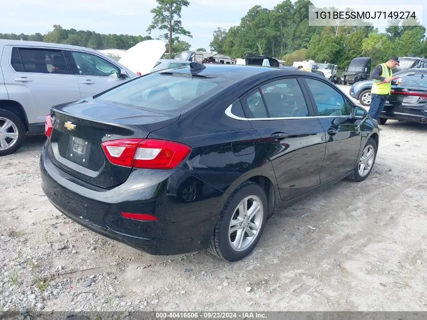 2018 Chevrolet Cruze Lt VIN: 1G1BE5SM0J7149274 Lot: 40416506