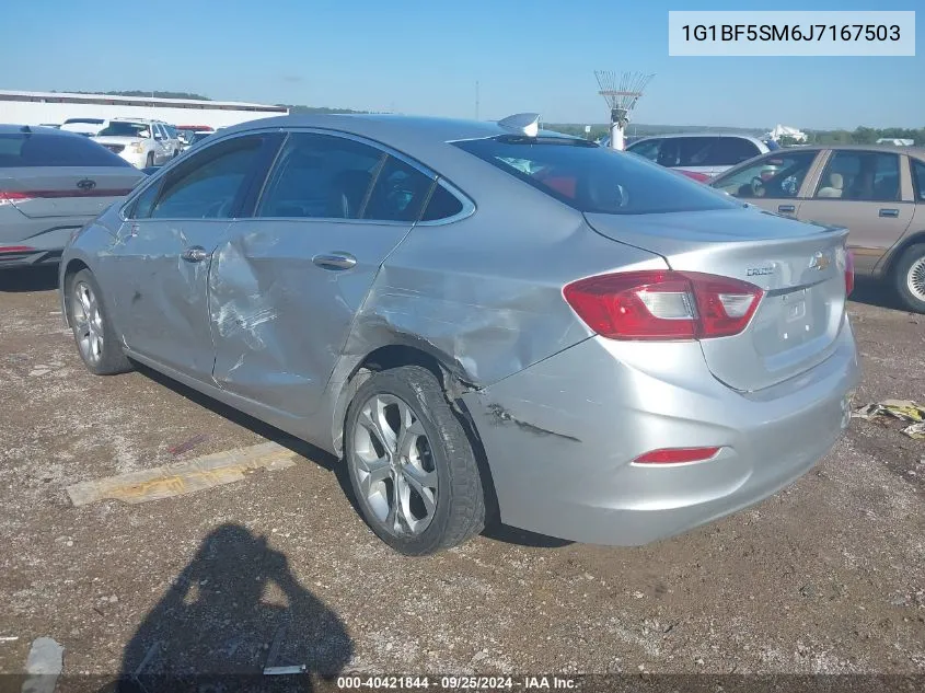 1G1BF5SM6J7167503 2018 Chevrolet Cruze Premier Auto