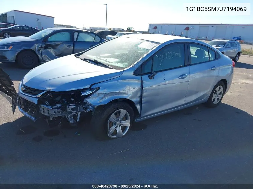 1G1BC5SM7J7194069 2018 Chevrolet Cruze Ls Auto